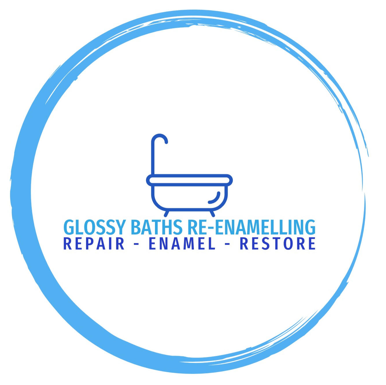 Glossy Baths Re-enamelling logo Glossy Baths Re-enamelling logo in Southampton